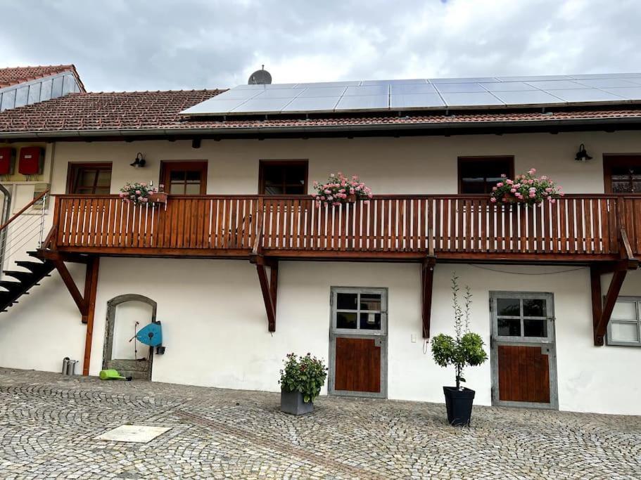 Ferienwohnung Vierseithof Eging Esterno foto